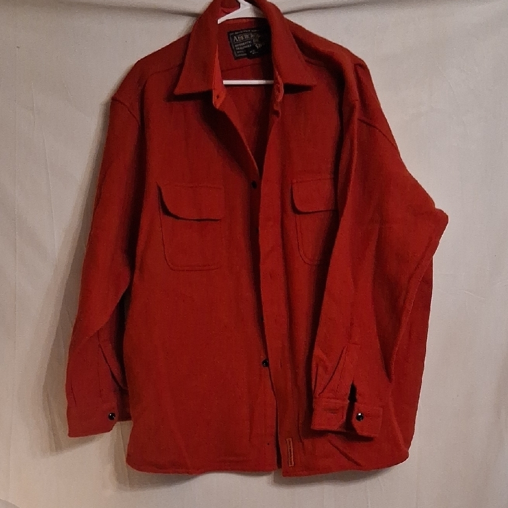 Ambercrombie Big Shirt Size Large Red